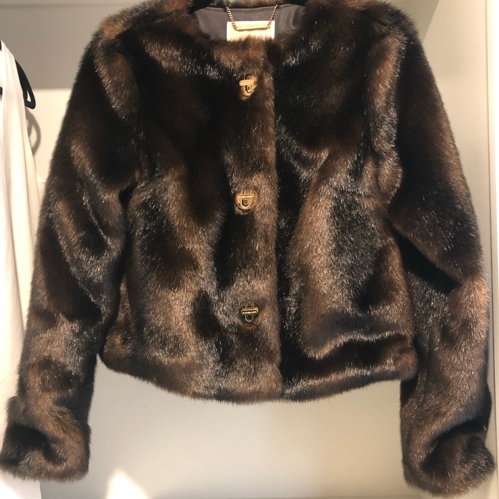 Michael Kors faux fur jacket - size small